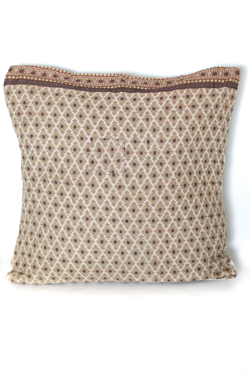 Care no. 8 Kantha Pillow Cover