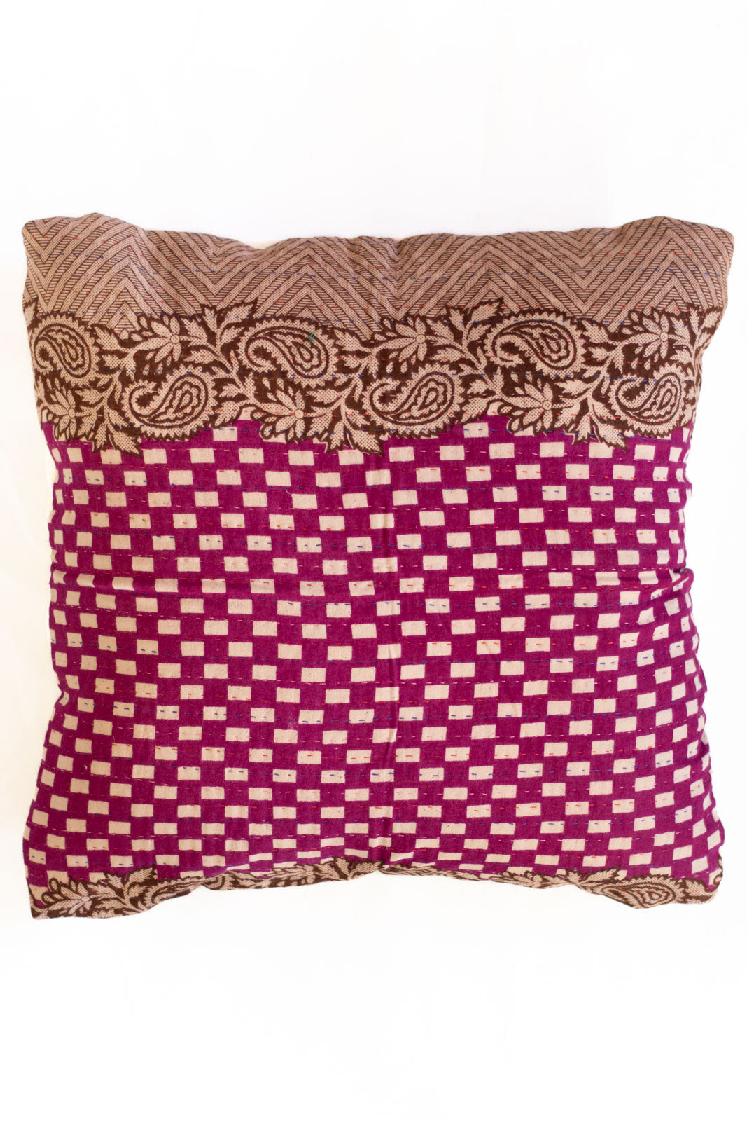 Dignity no. 9 Kantha Pillow Cover