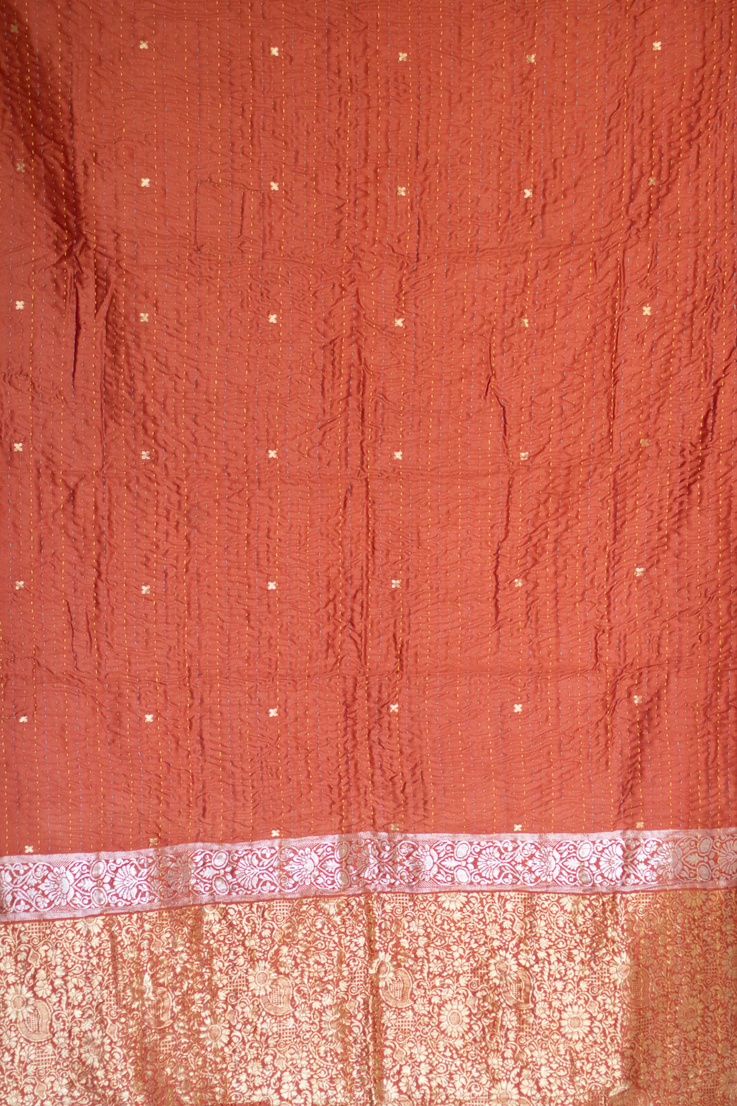 Charm Silk Blend Kantha Throw