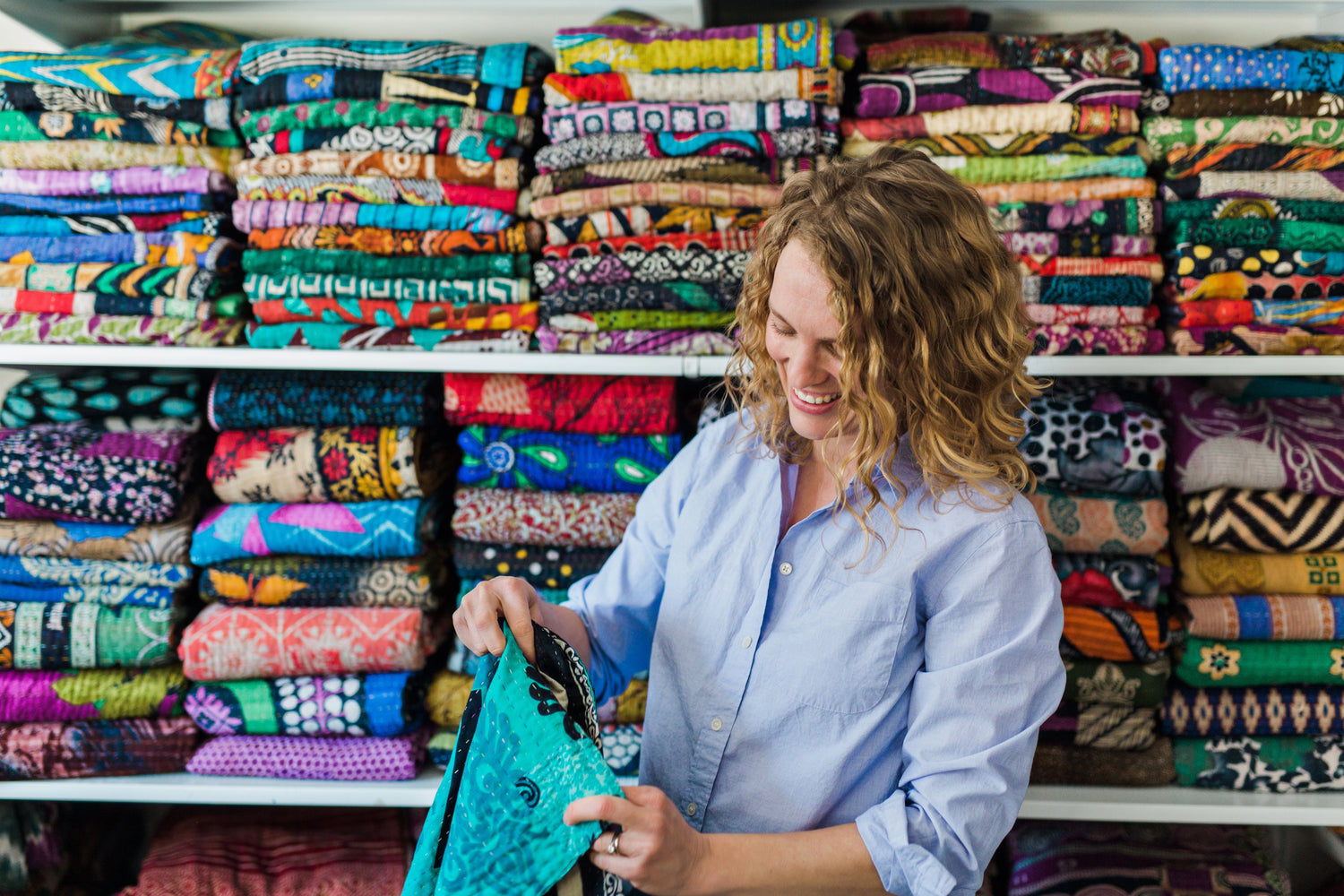 Birthday Faves — Classic Kantha Throws