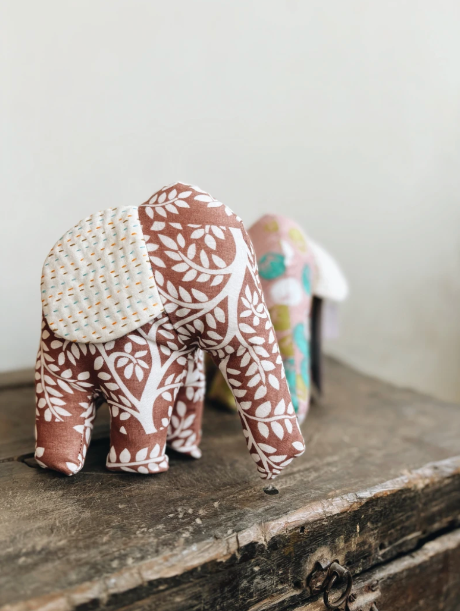 Stuffed Kantha Elephant