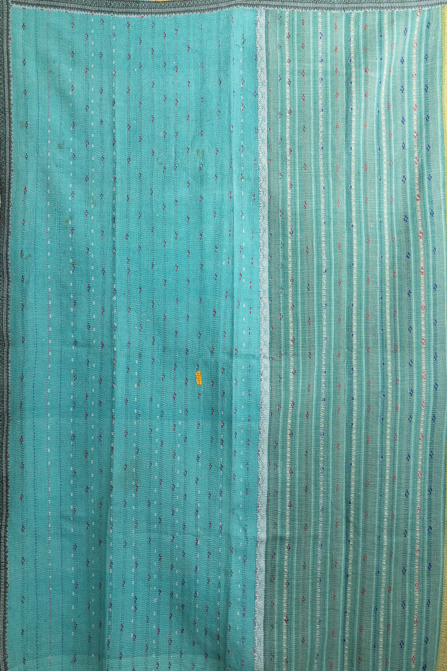 No. 150 Masterpiece Kantha Coverlet Quilt