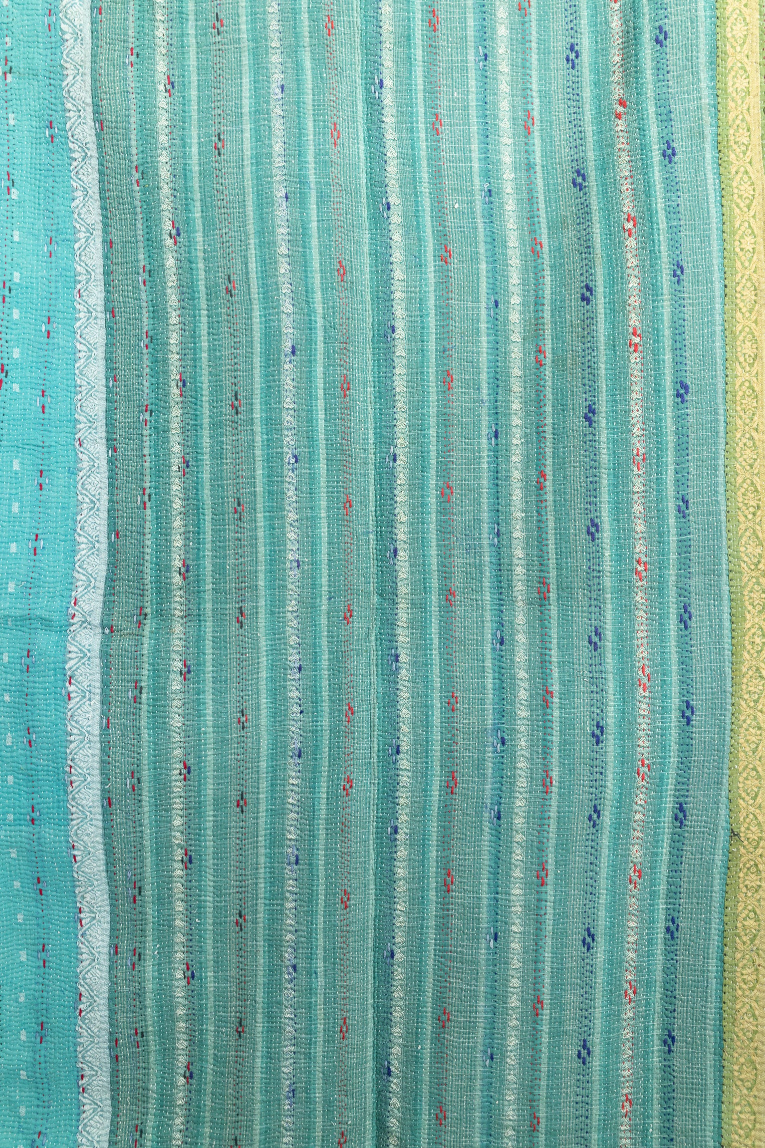 No. 150 Masterpiece Kantha Coverlet Quilt