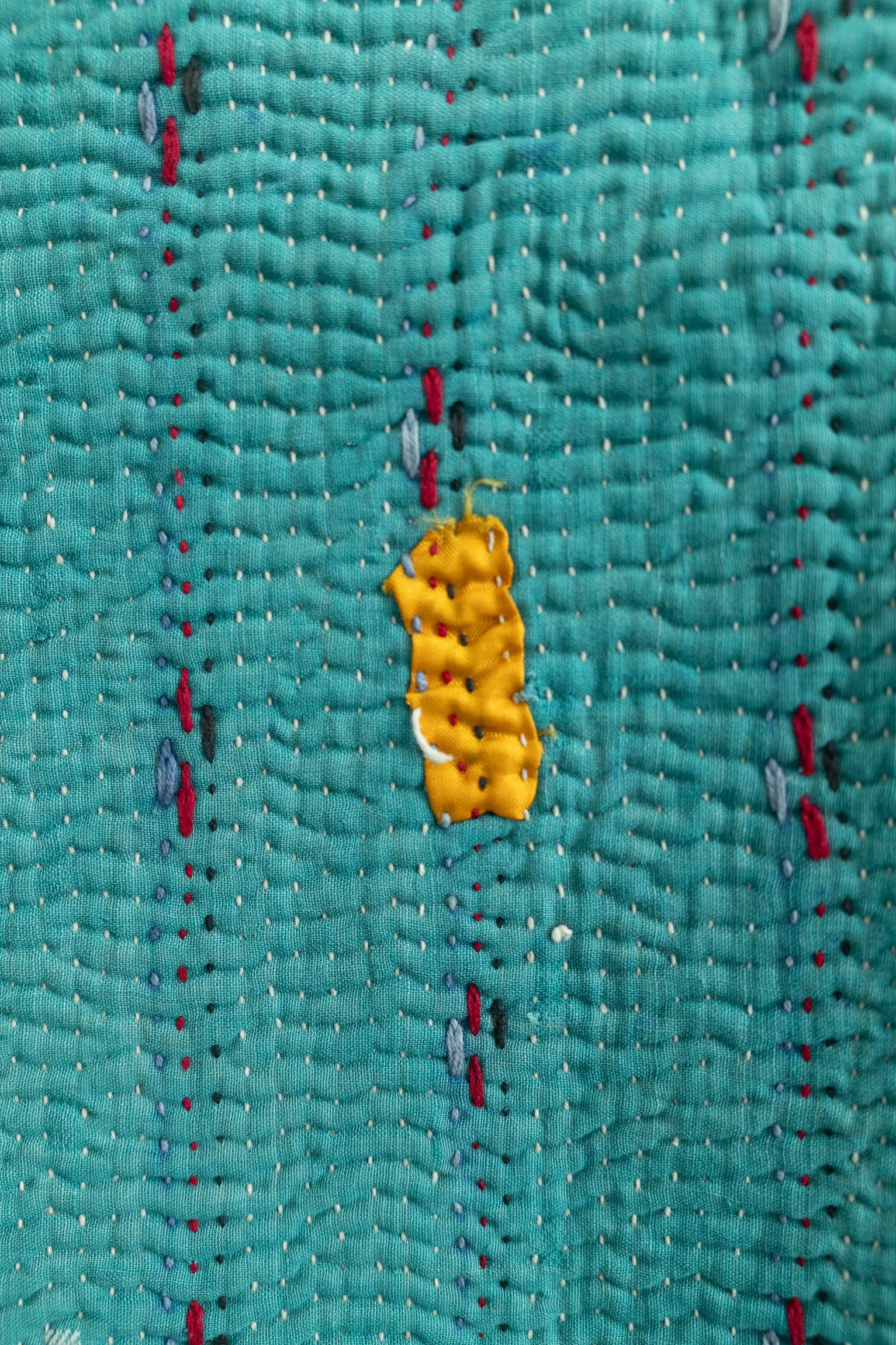 No. 150 Masterpiece Kantha Coverlet Quilt
