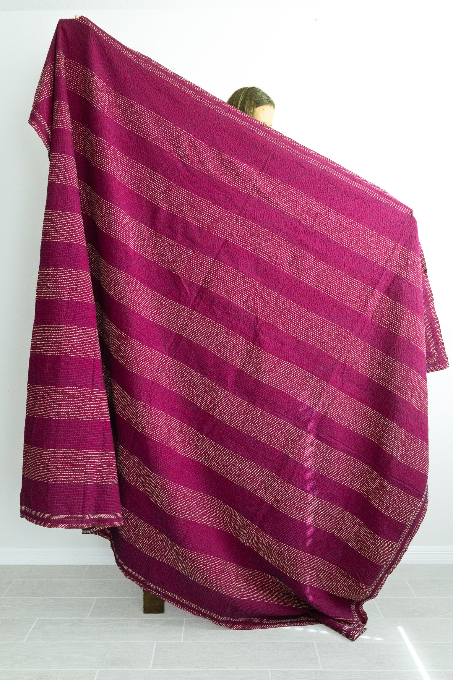 No. 152 Masterpiece Kantha Coverlet Quilt