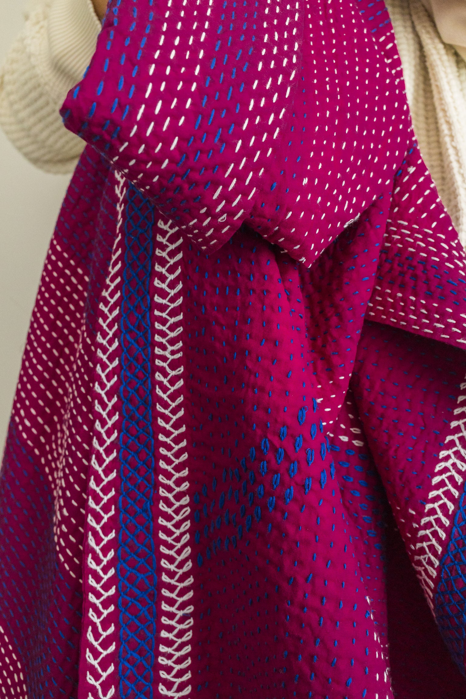 No. 152 Masterpiece Kantha Coverlet Quilt