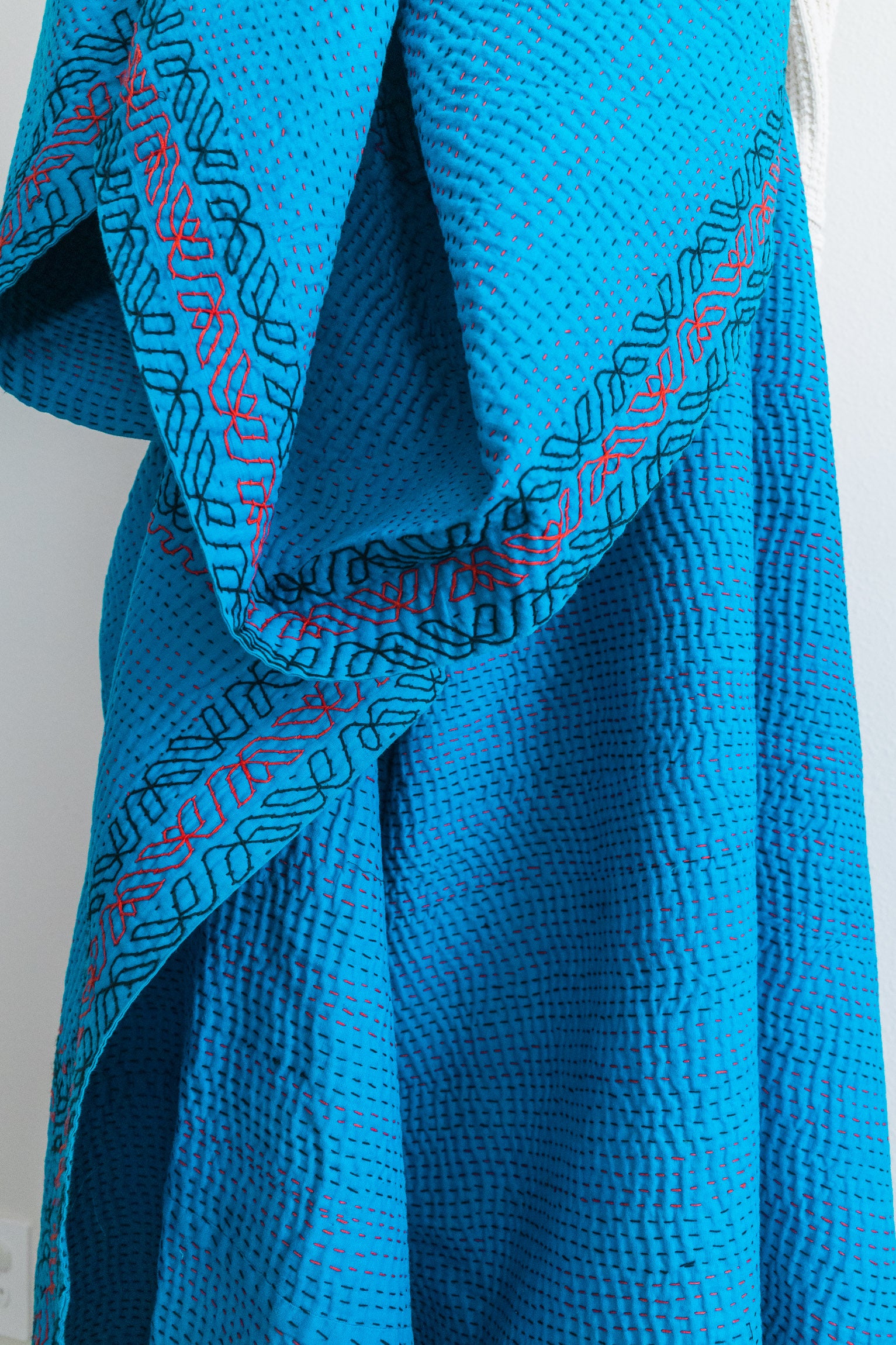 No. 153 Masterpiece Kantha Coverlet Quilt