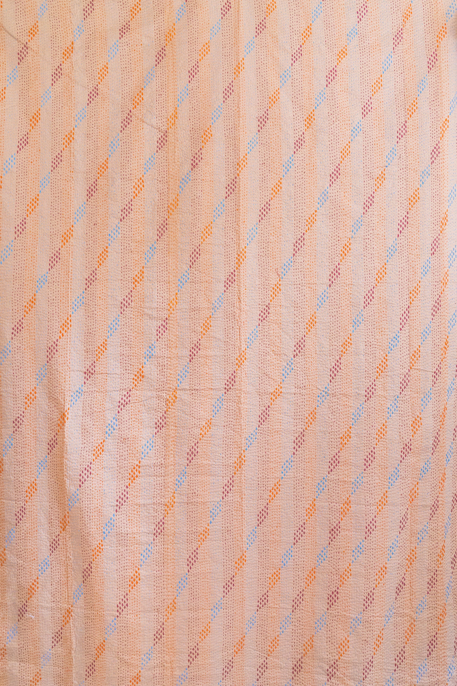 No. 155 Masterpiece Kantha Coverlet Quilt