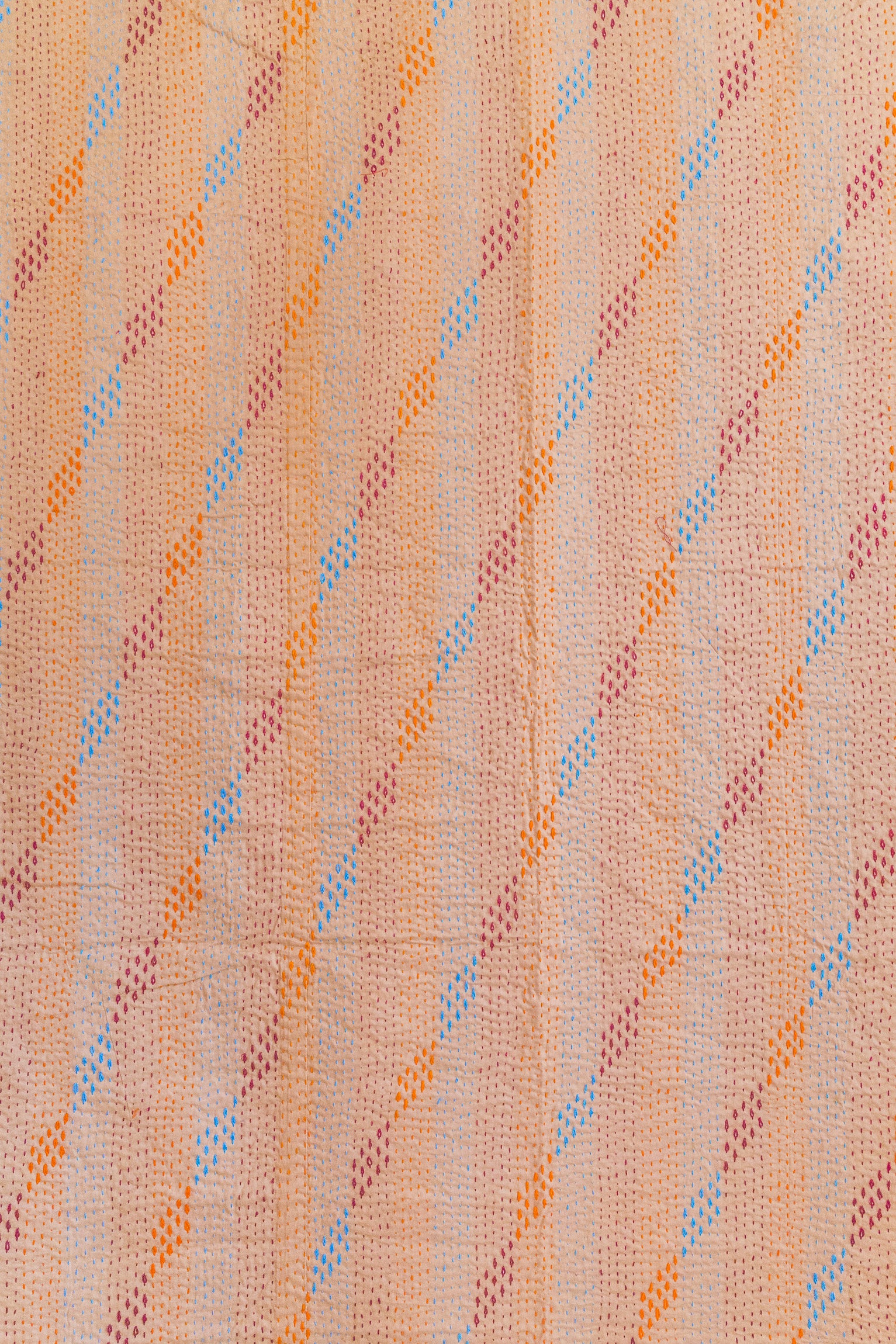 No. 155 Masterpiece Kantha Coverlet Quilt
