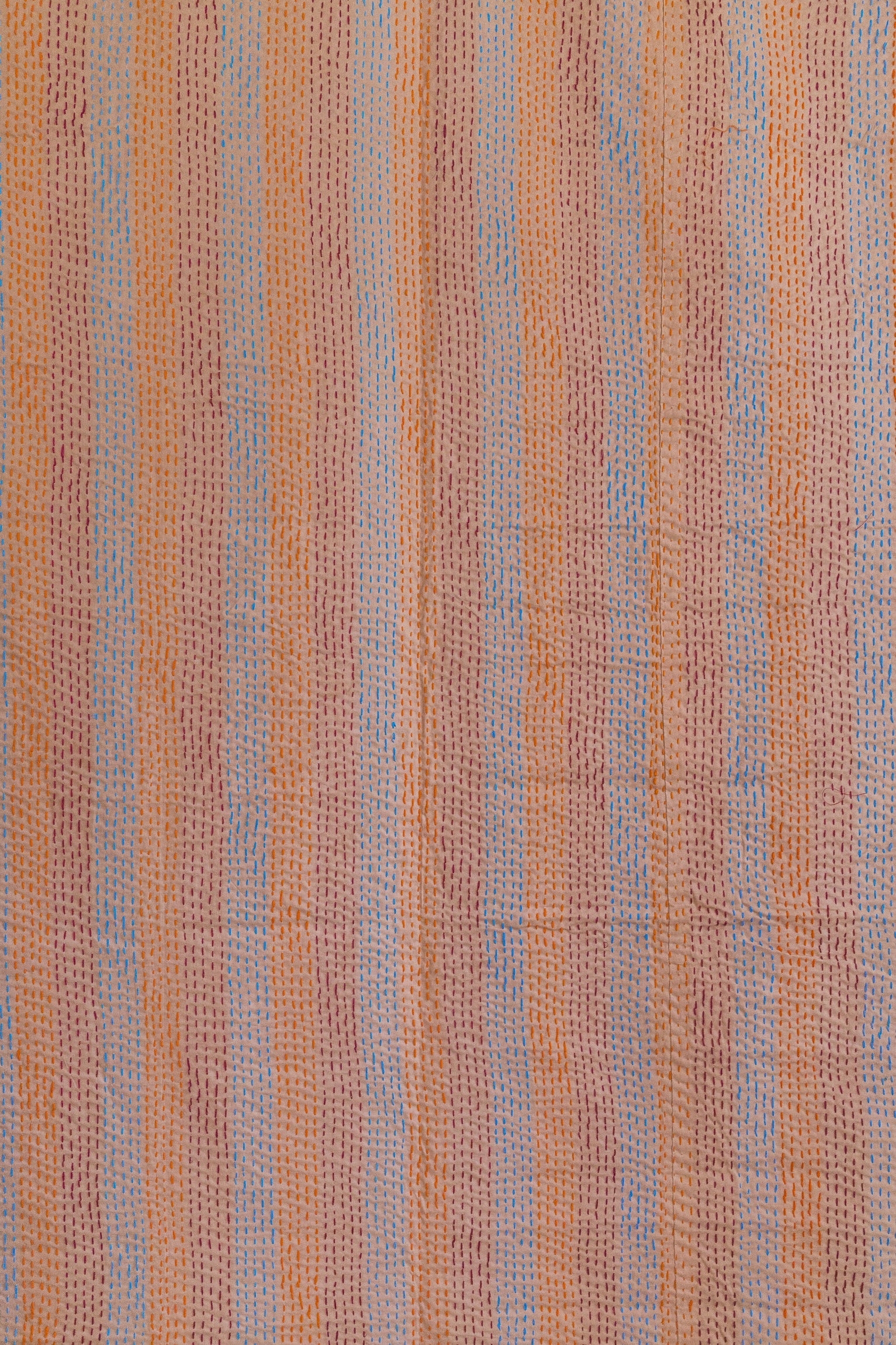 No. 155 Masterpiece Kantha Coverlet Quilt