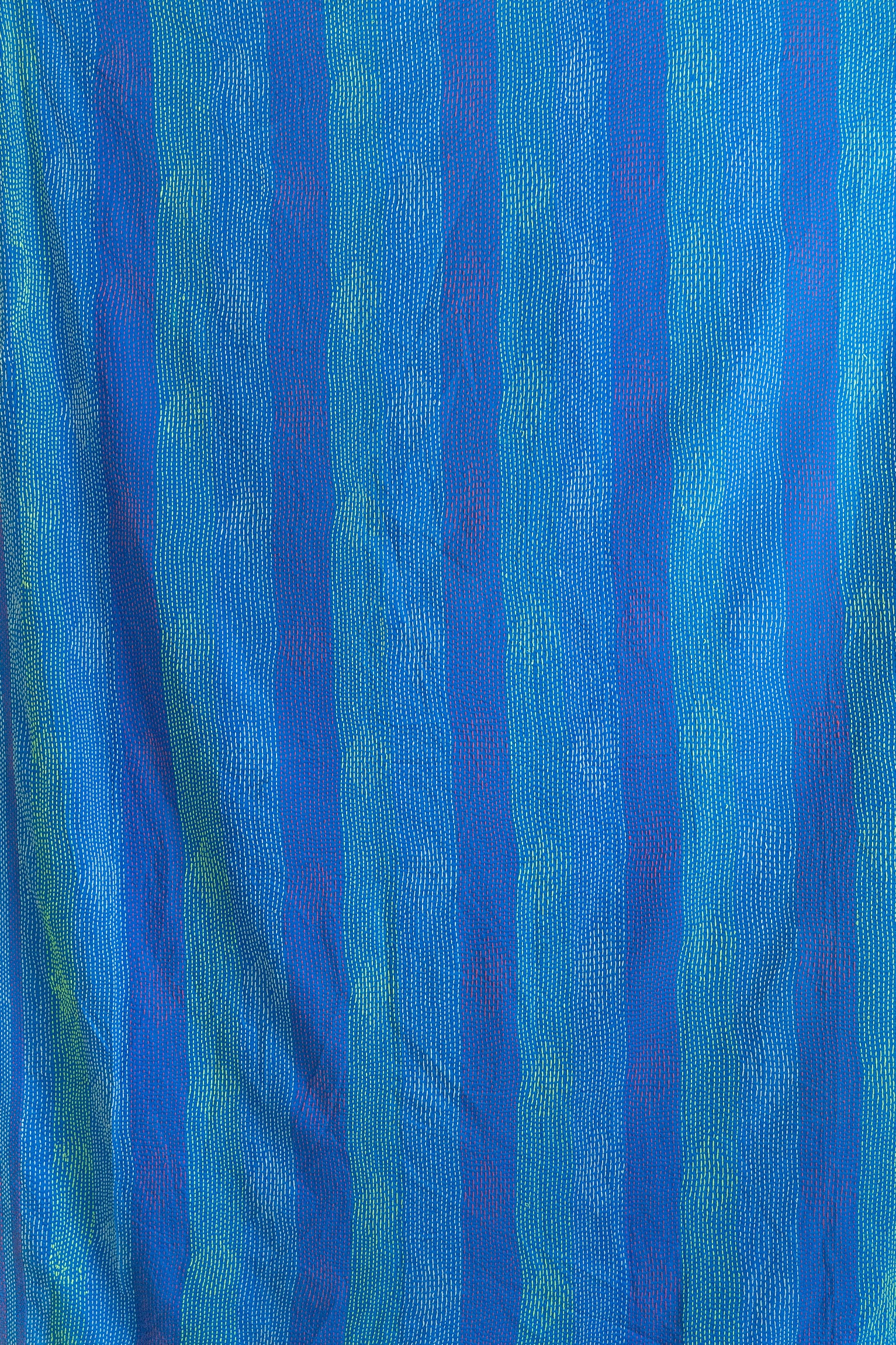 No. 156 Masterpiece Kantha Coverlet Quilt
