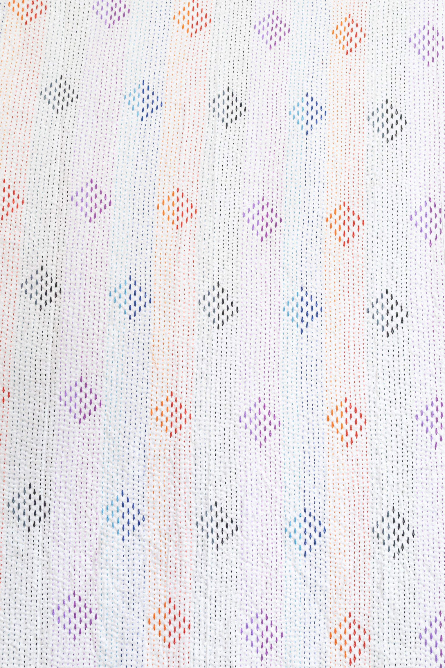 No. 157 Masterpiece Kantha Coverlet Quilt