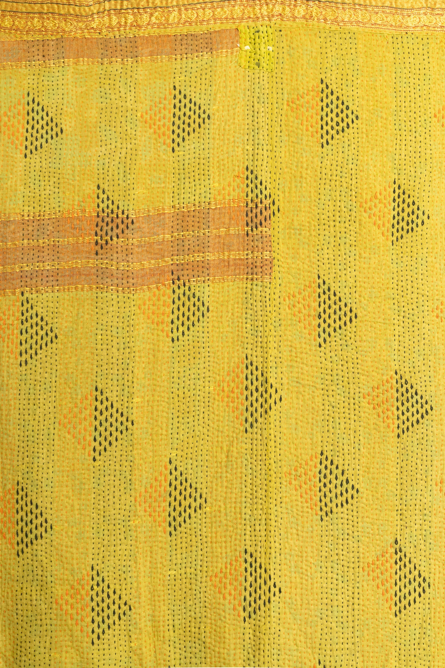No. 158 Masterpiece Kantha Coverlet Quilt