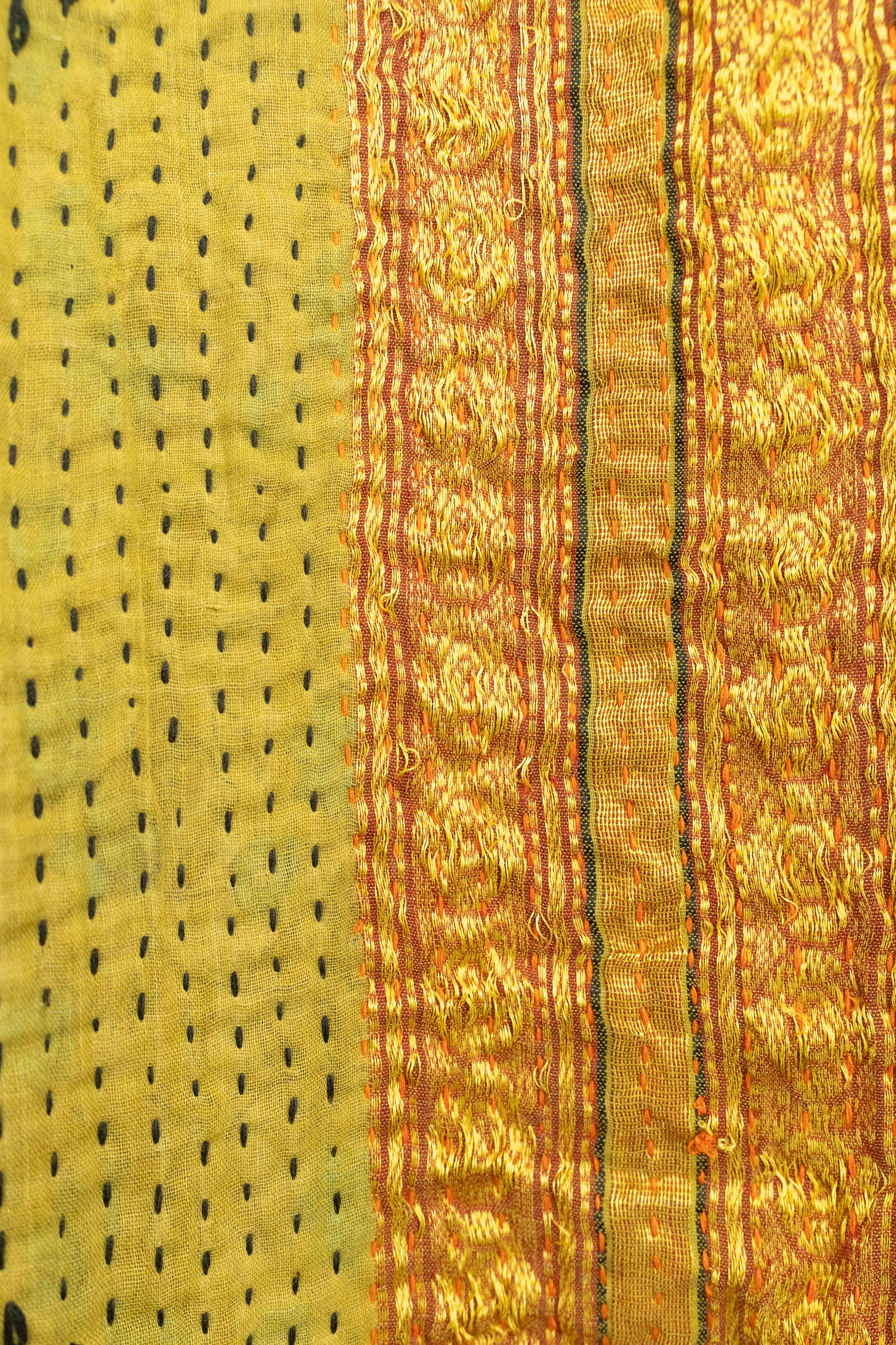 No. 158 Masterpiece Kantha Coverlet Quilt