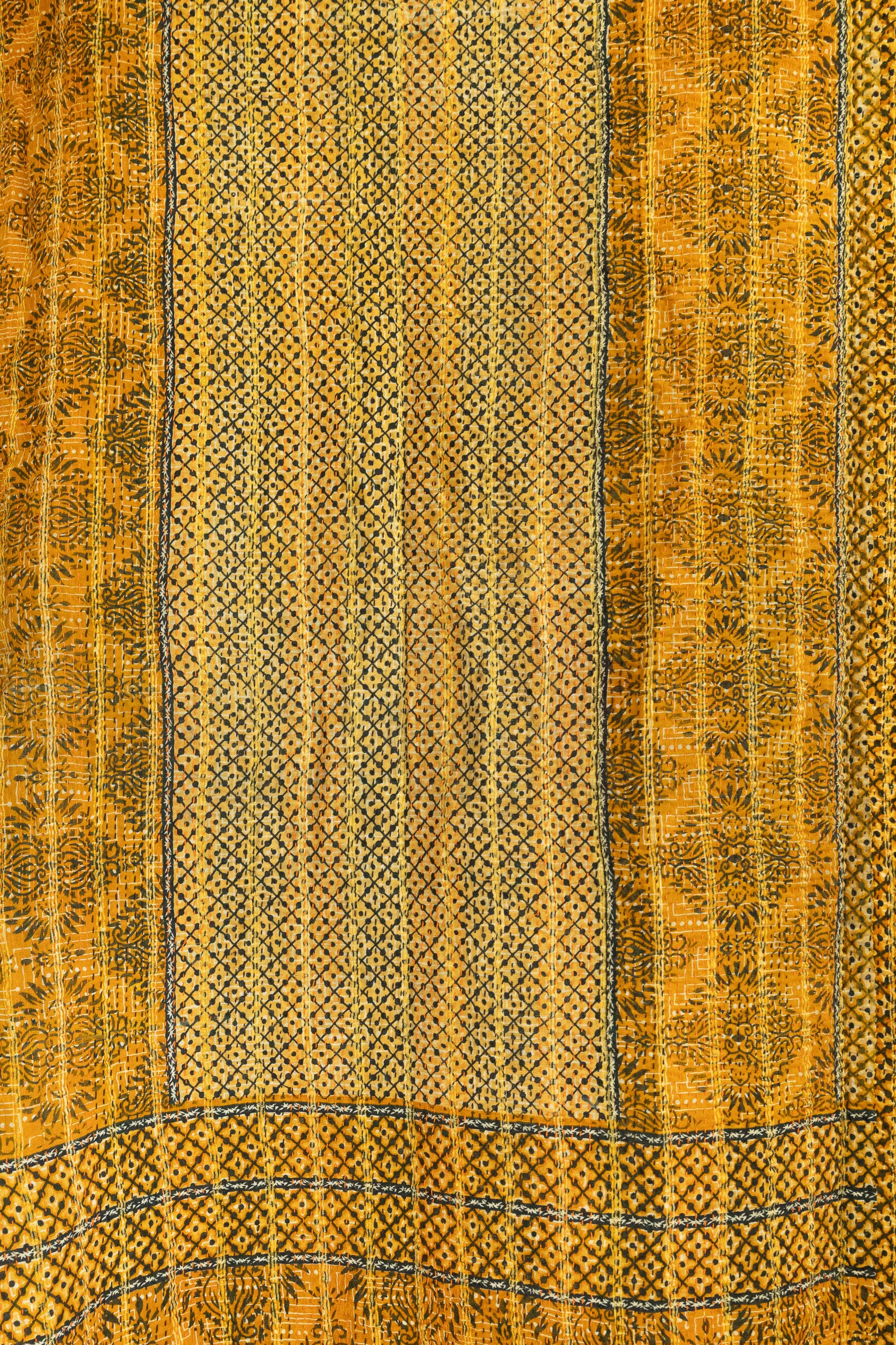 No. 158 Masterpiece Kantha Coverlet Quilt
