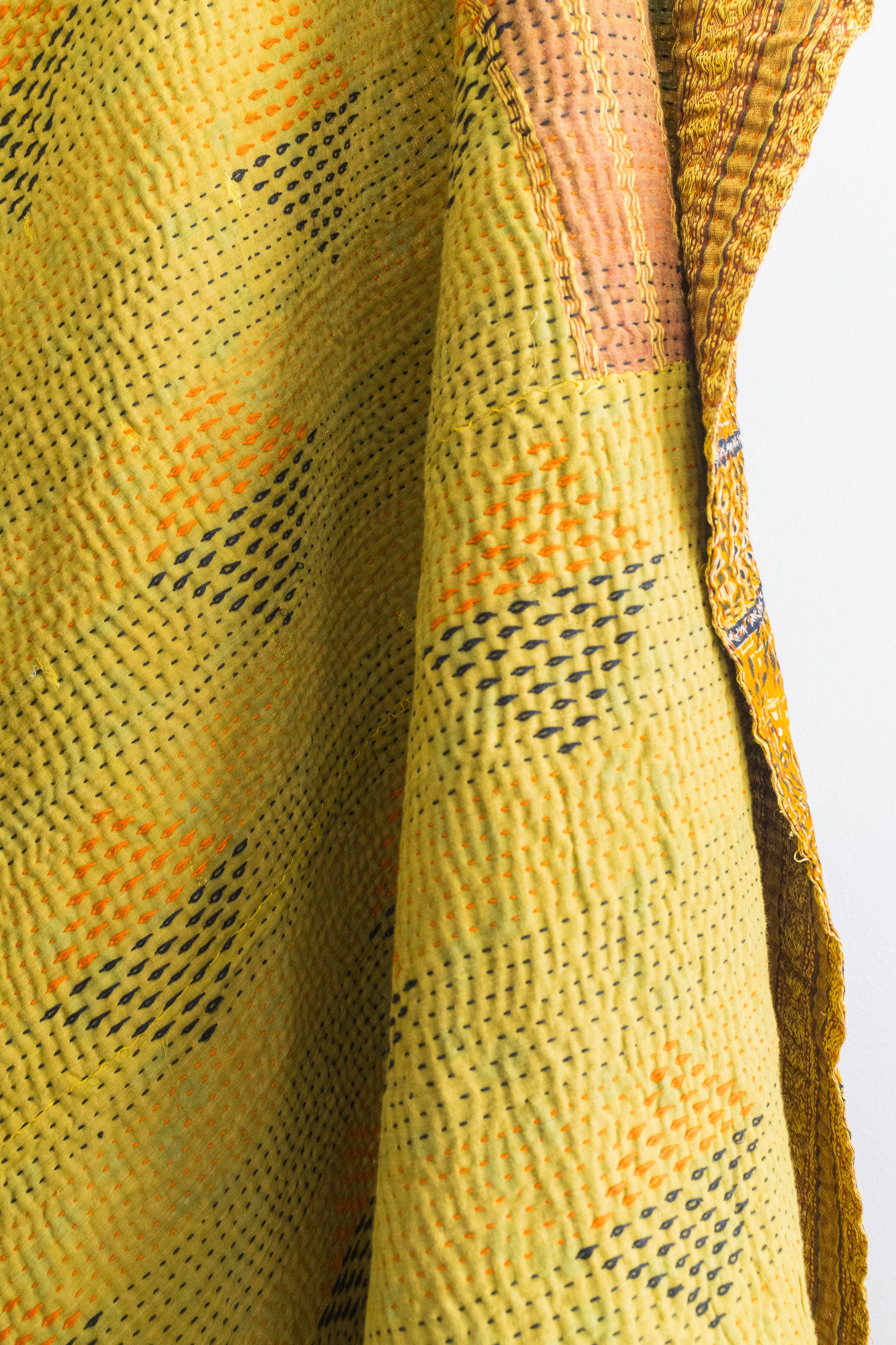 No. 158 Masterpiece Kantha Coverlet Quilt