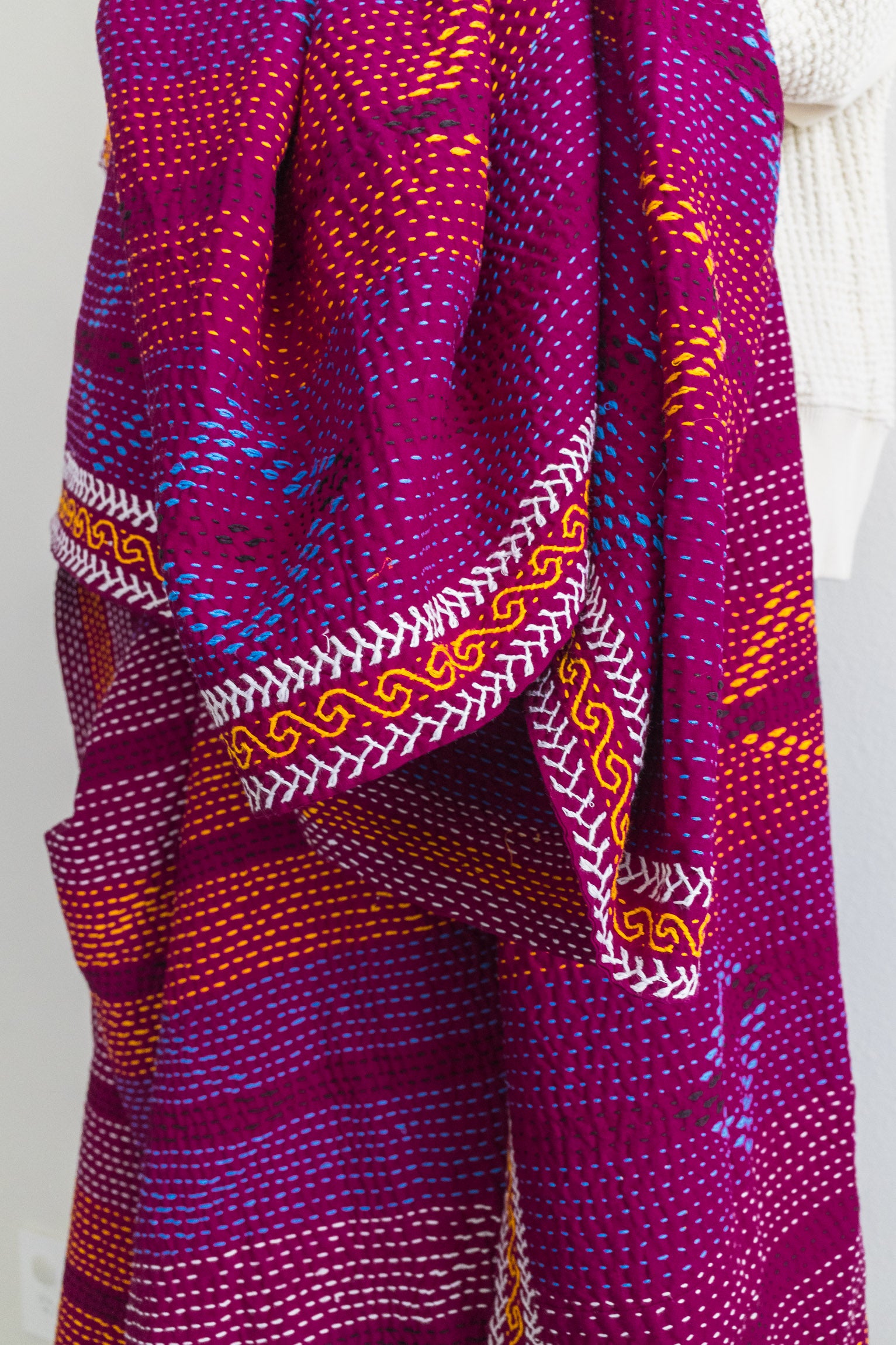 No. 159 Masterpiece Kantha Coverlet Quilt