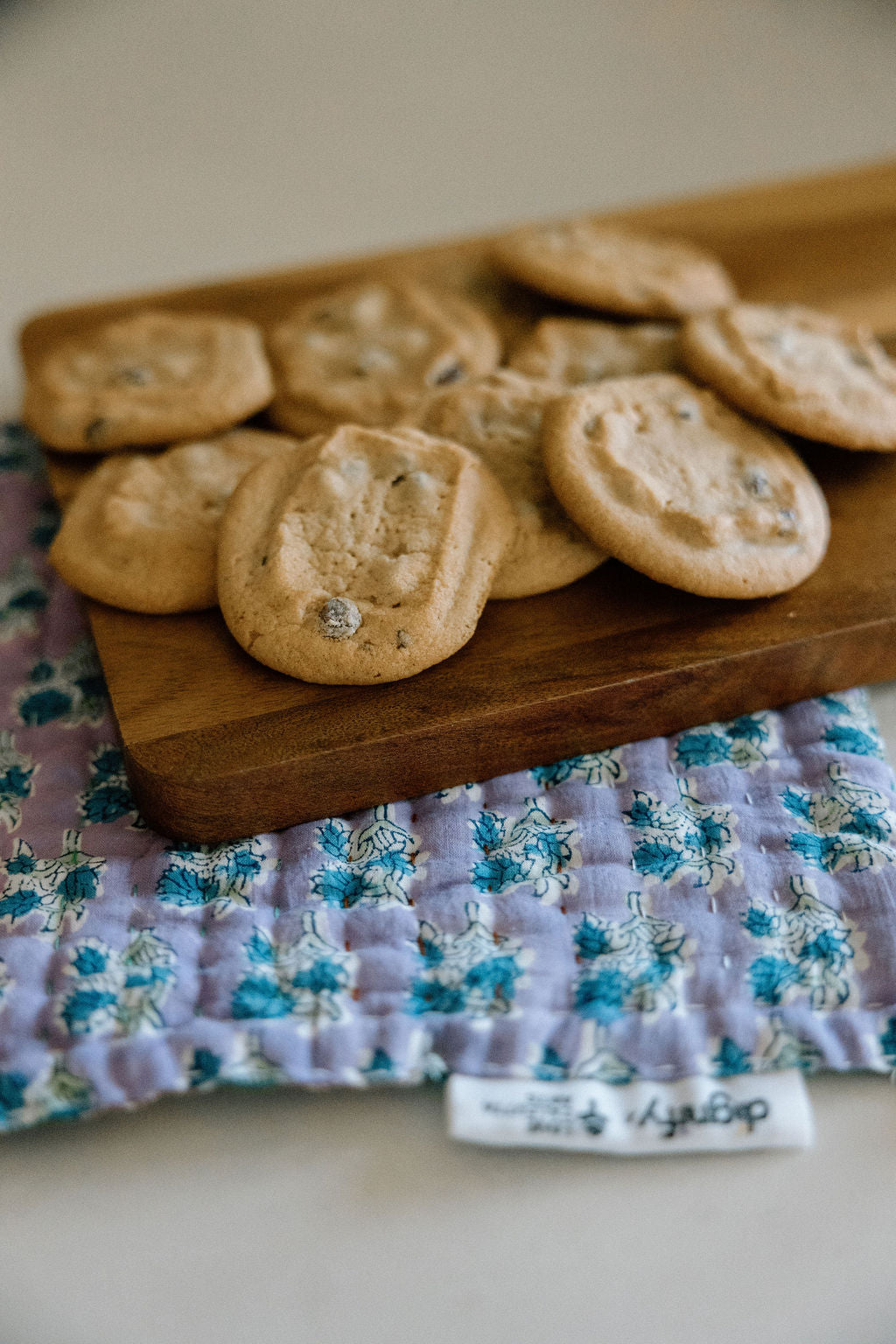 Blockprint Trivet/Potholder Gift Set - Indigo