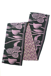 Dignify Cotton Table Runner in Cotton Kantha on a table