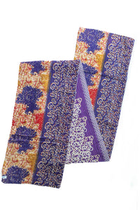 Dignify Cotton Table Runner in Cotton Kantha on a table