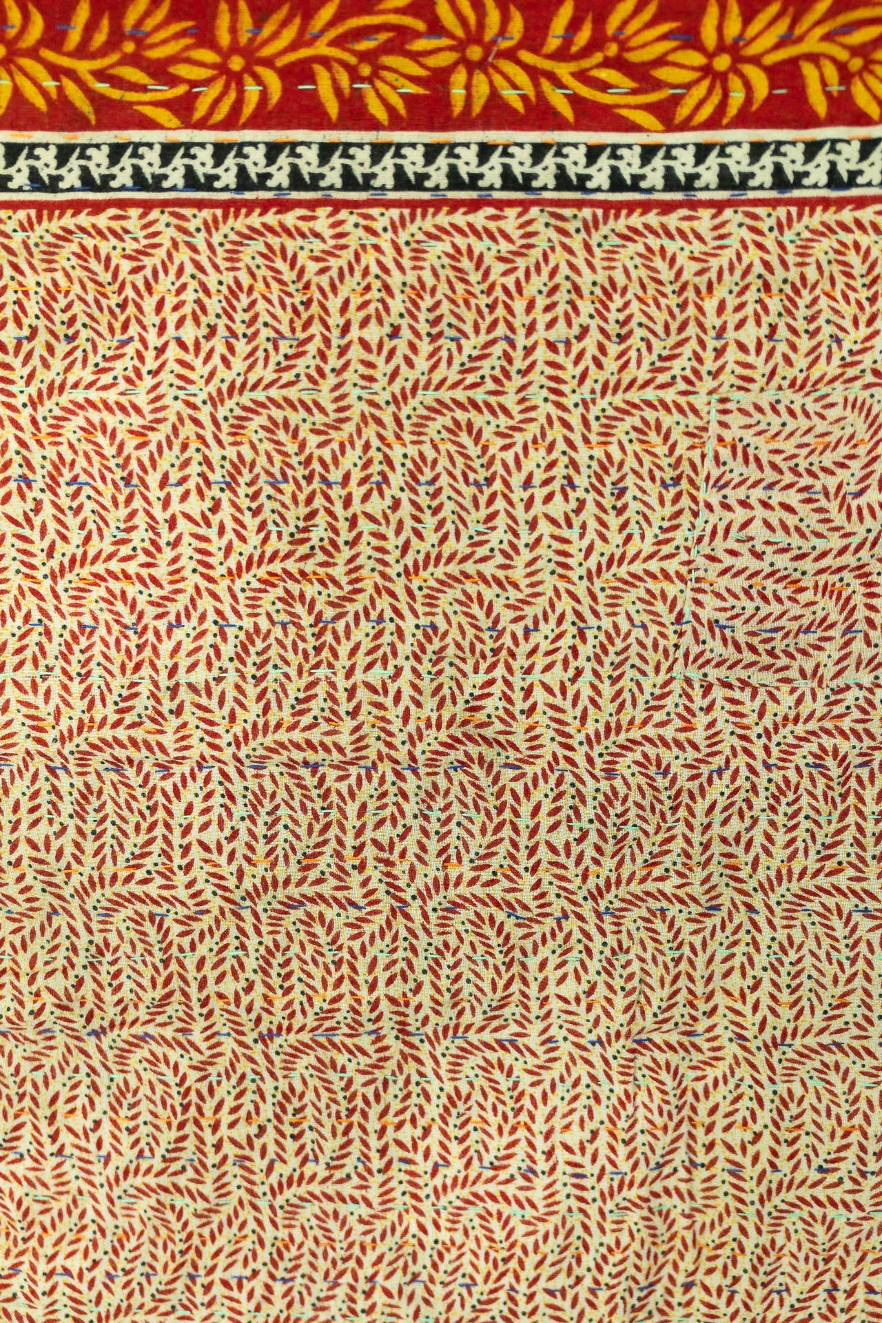 Abide Kantha Throw