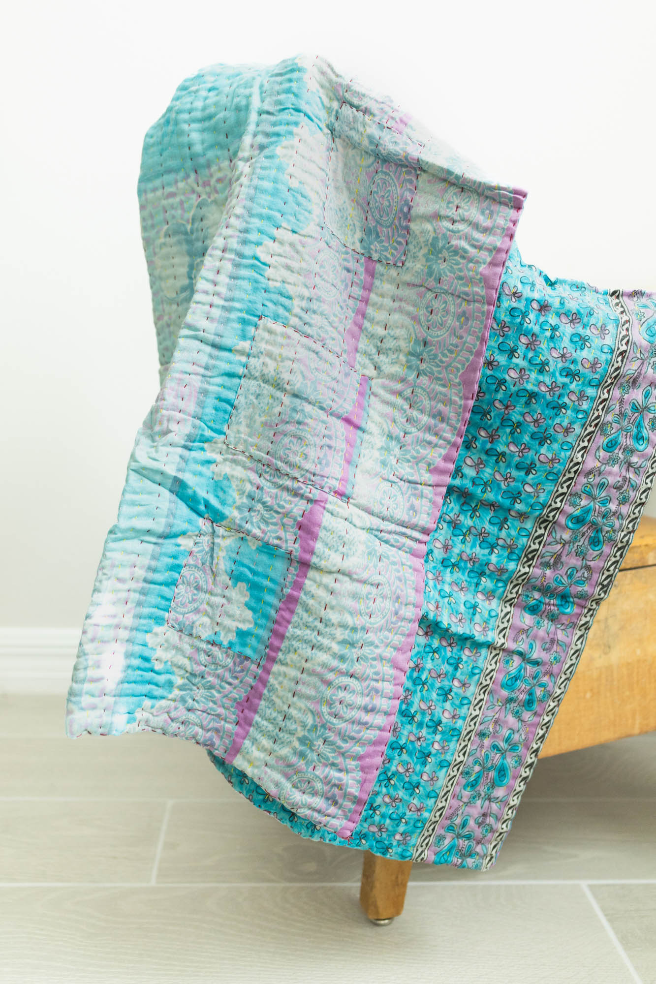 dignify Kantha Baby Blanket Quilt