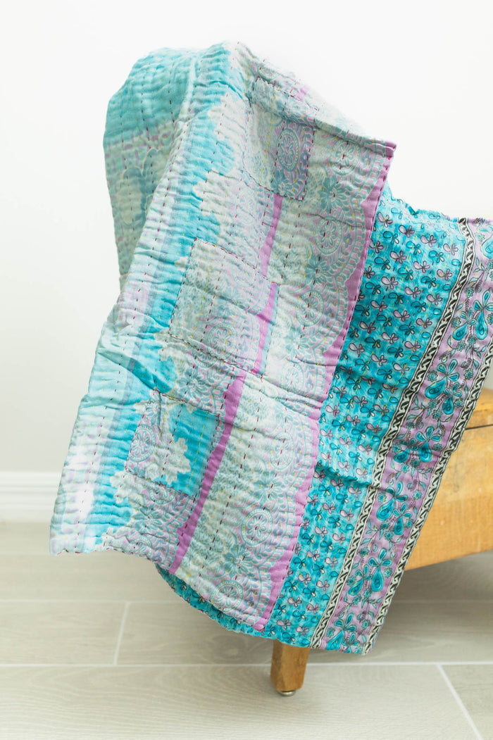 dignify Kantha Baby Blanket Quilt