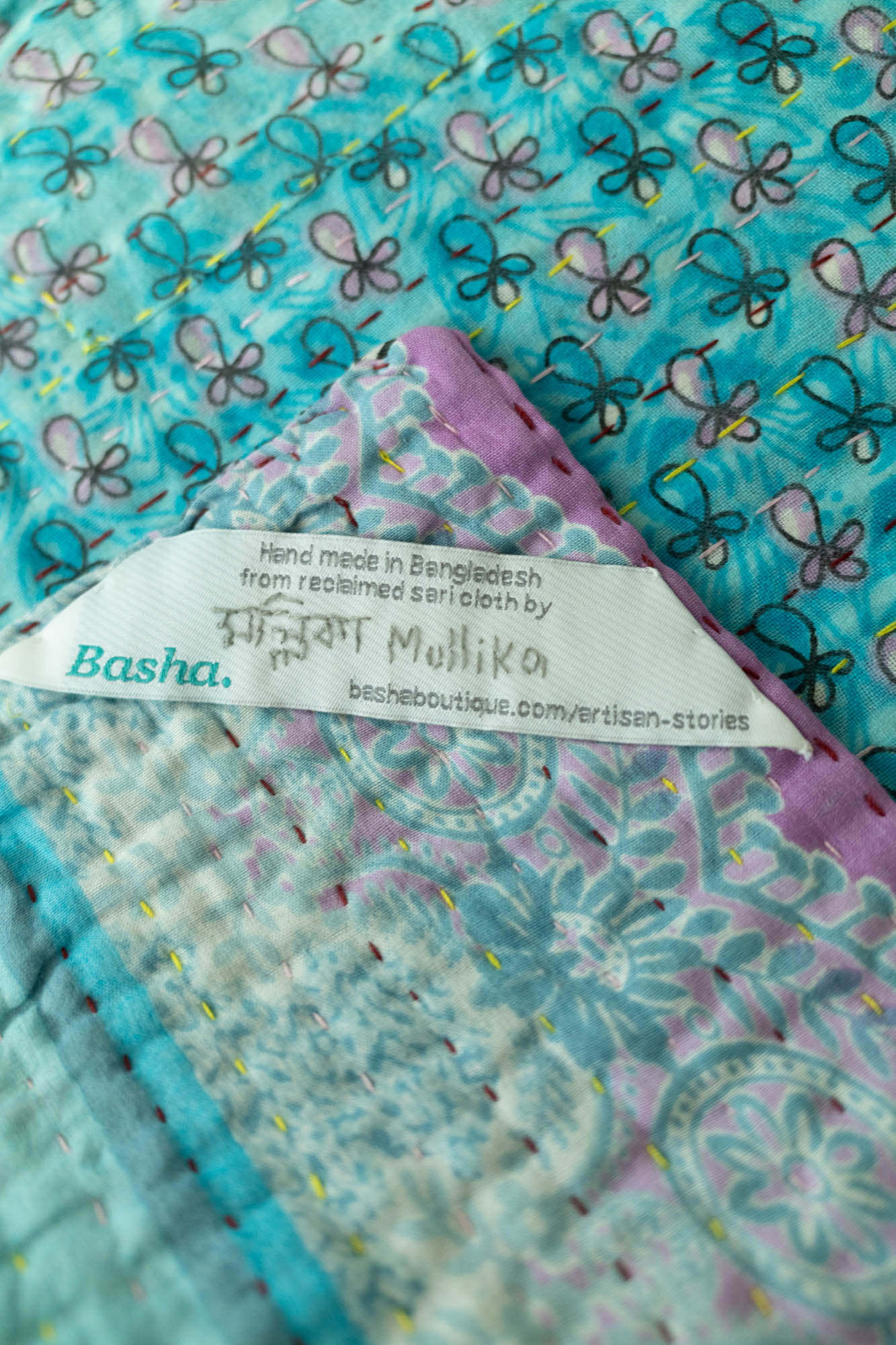 Adore No. 2 Kantha Baby Blanket
