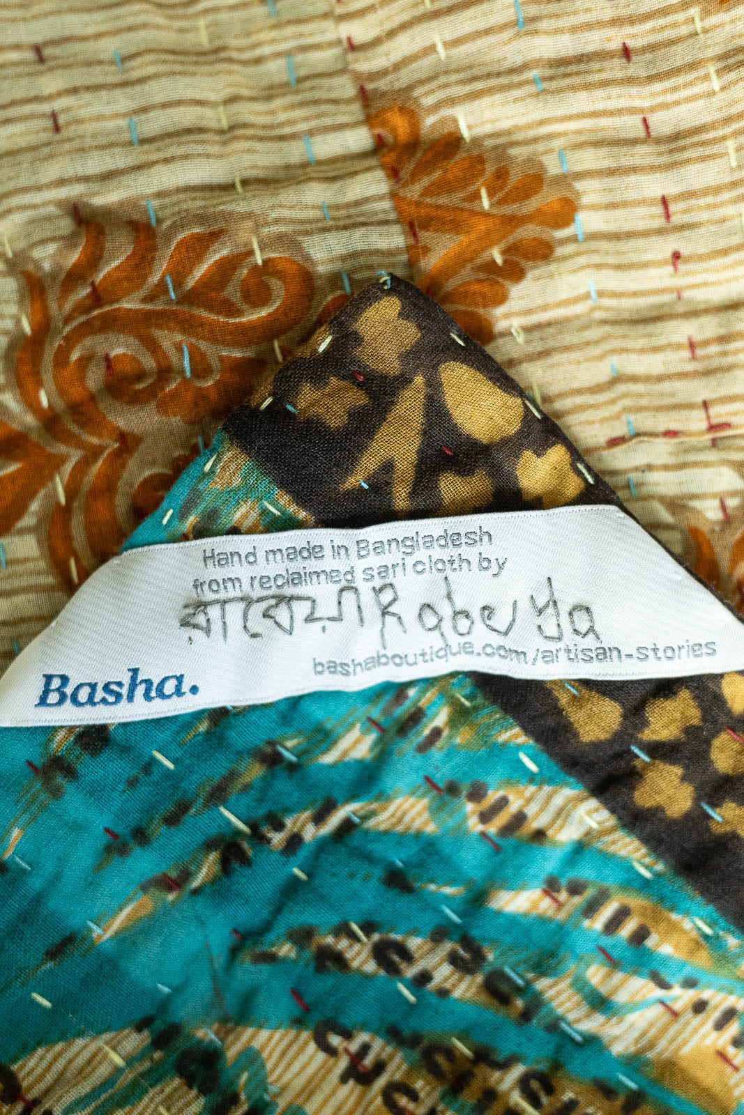 Amble Large Kantha Throw