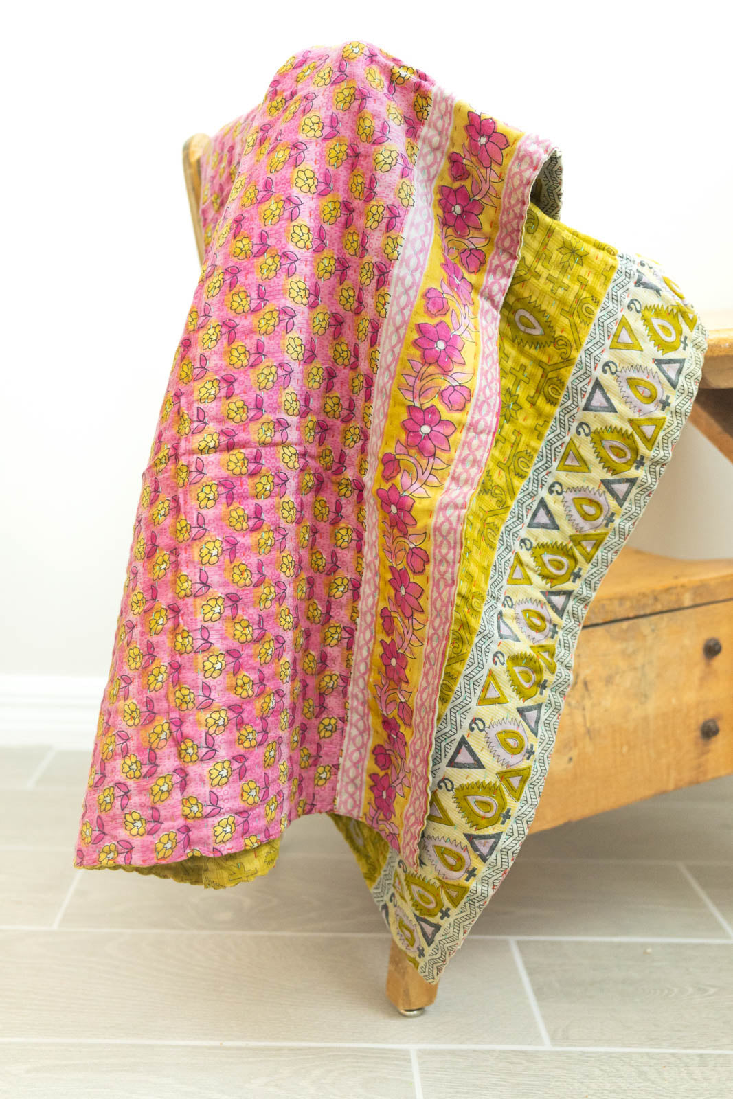 dignify Kantha Baby Blanket Quilt
