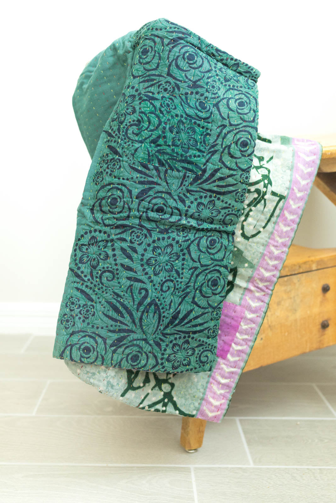 dignify Kantha Baby Blanket Quilt