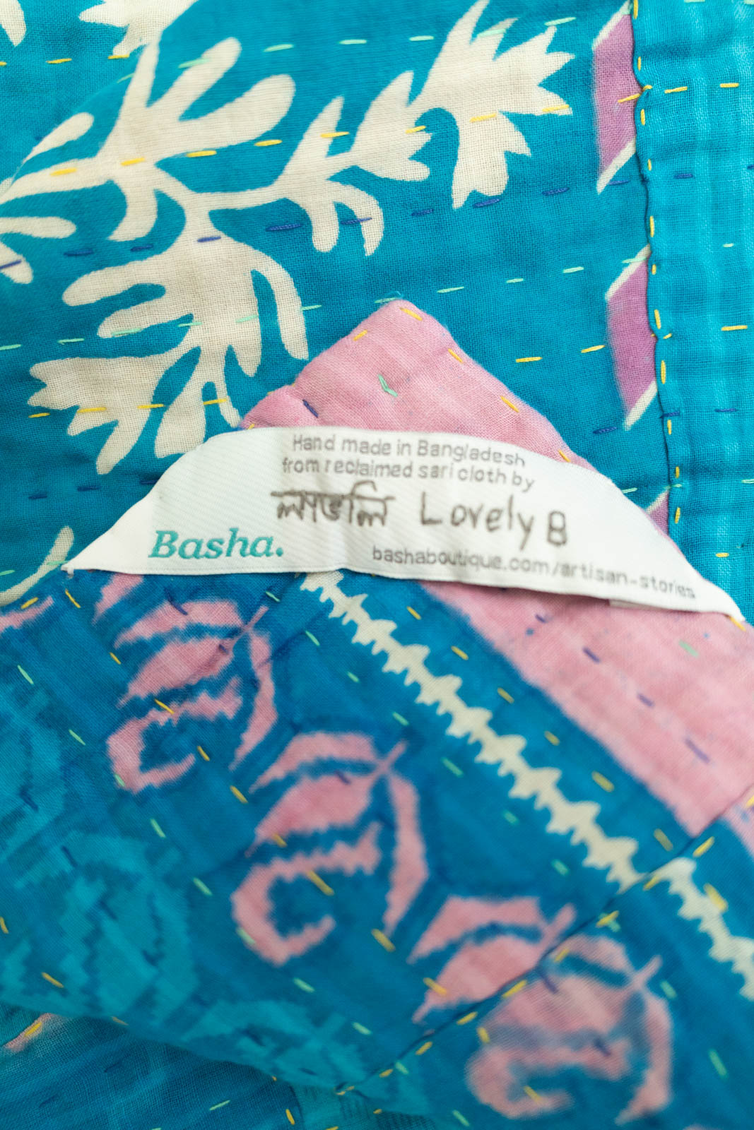 Dreamy No. 1 Kantha Baby Blanket