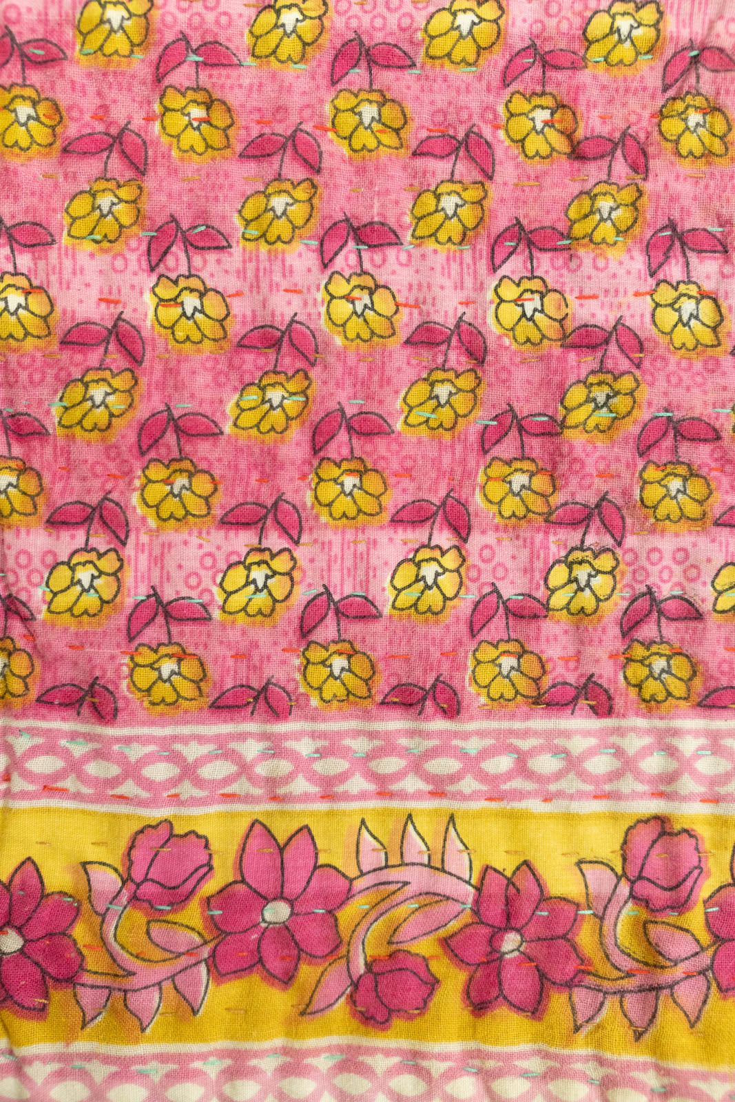 Delight No. 4 Kantha Baby Blanket