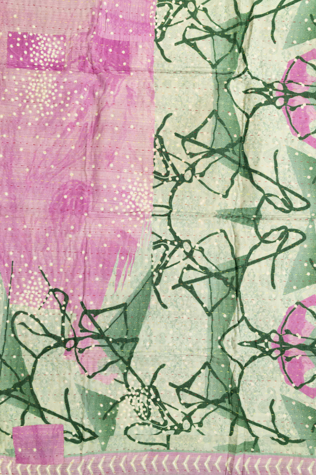 Delight No. 6 Kantha Baby Blanket