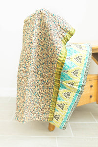 dignify Kantha Baby Blanket Quilt