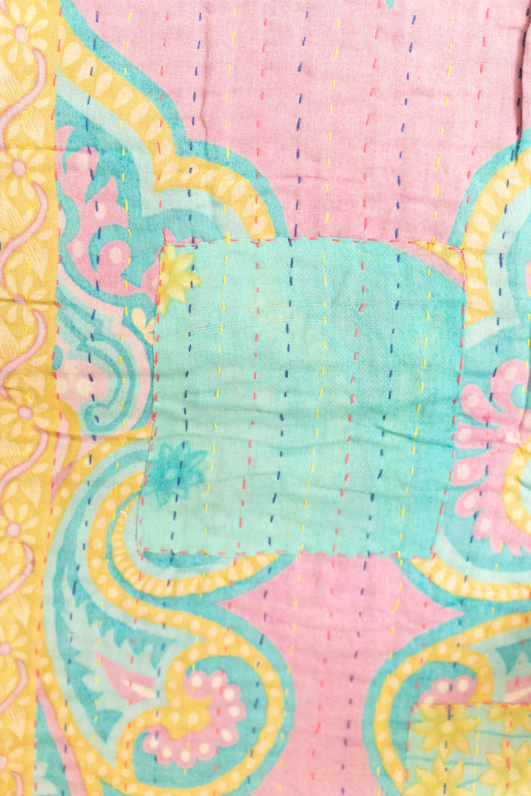 Sweet No. 2 Kantha Baby Blanket