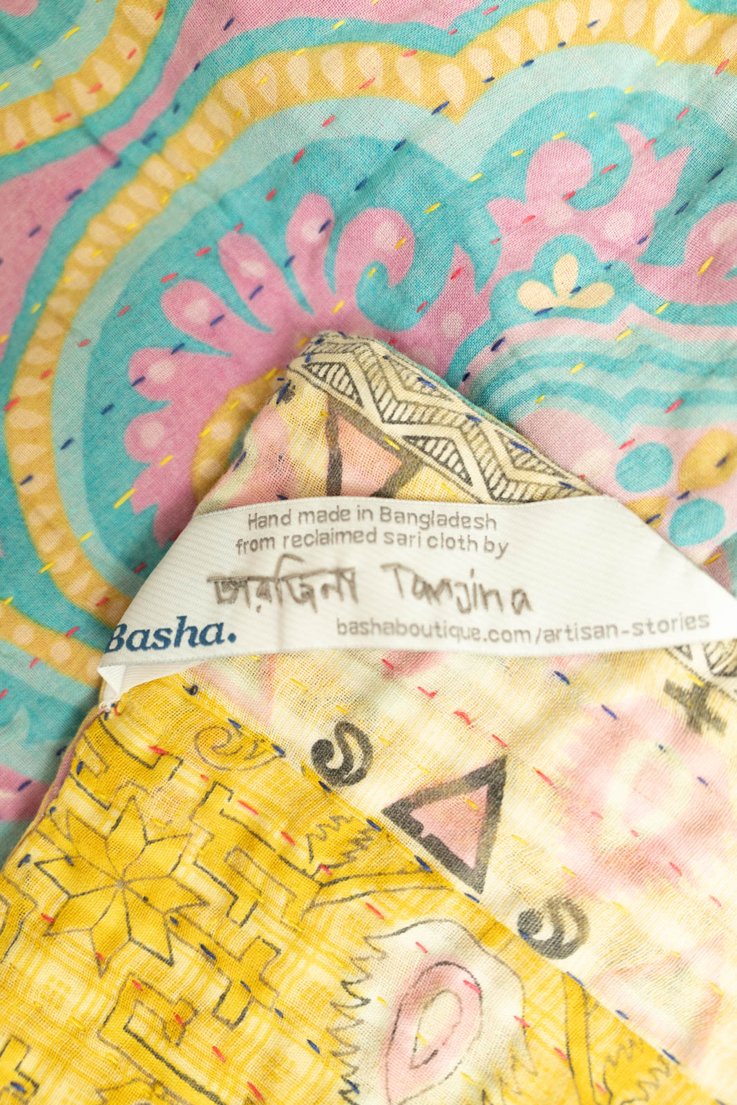 Sweet No. 2 Kantha Baby Blanket