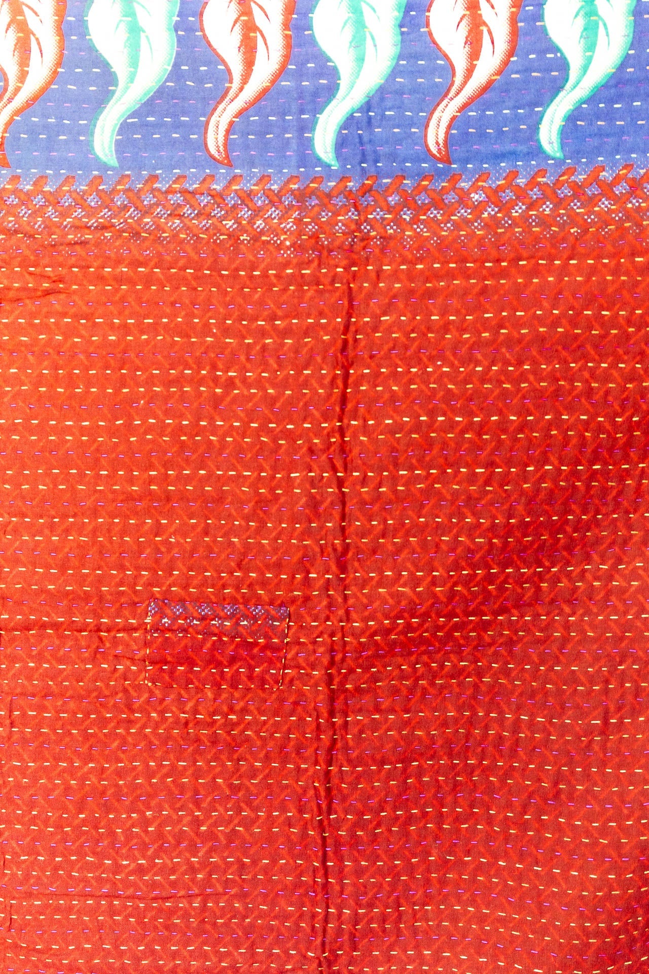 Kantha Throw Bed Quilt