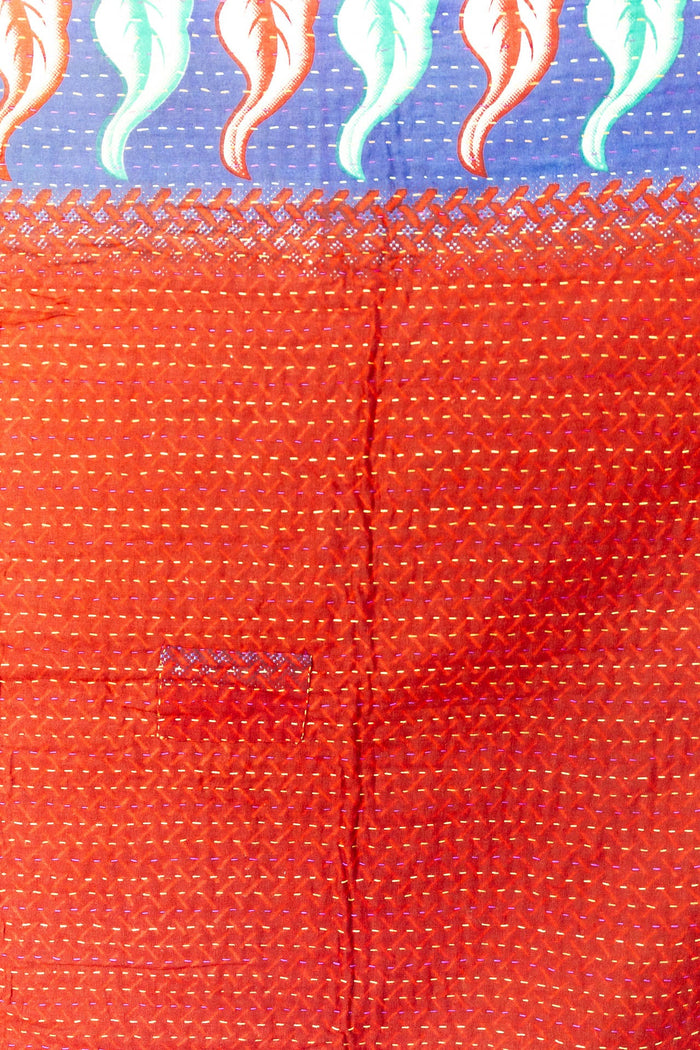 Kantha Throw Bed Quilt