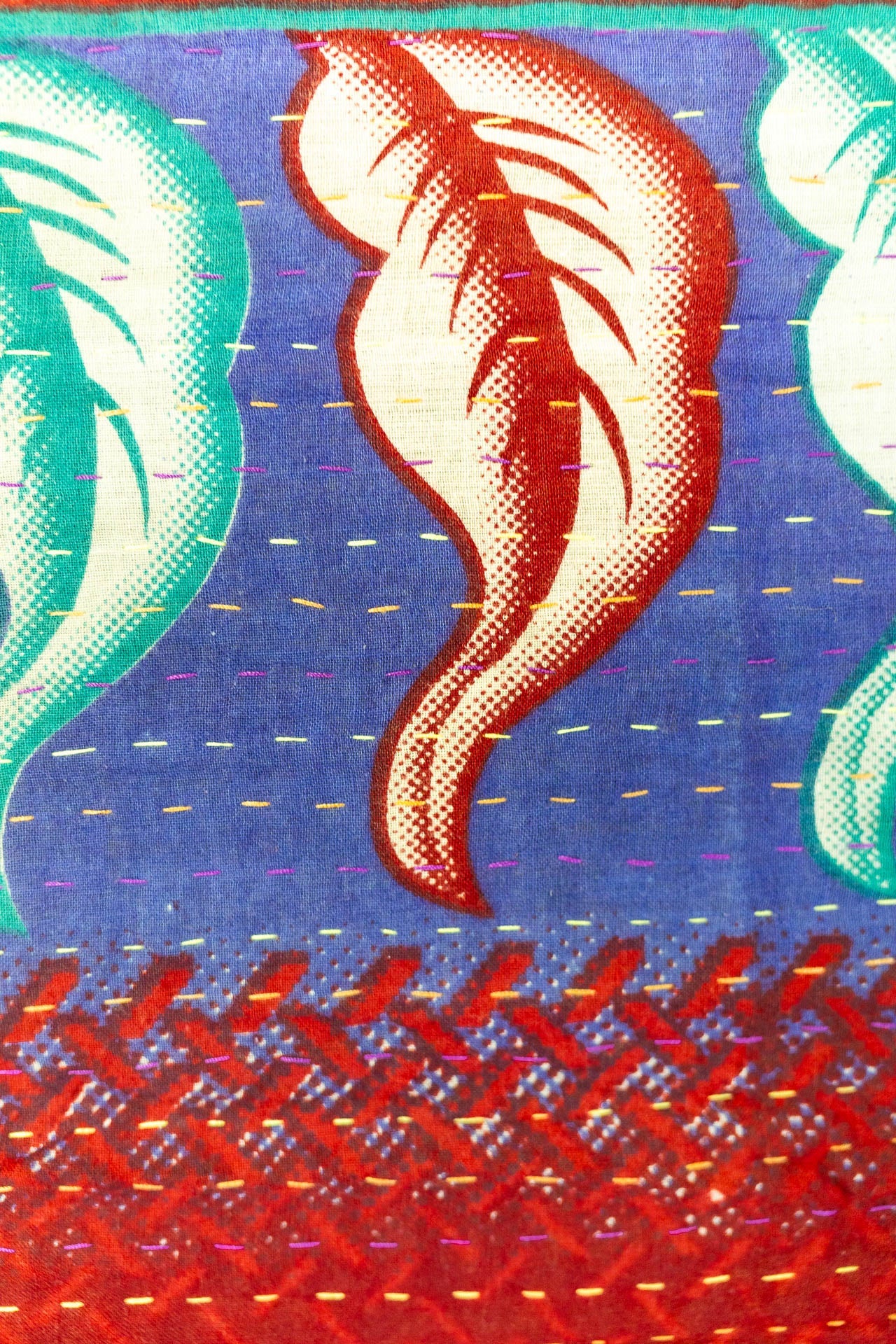 Astonish Kantha Throw