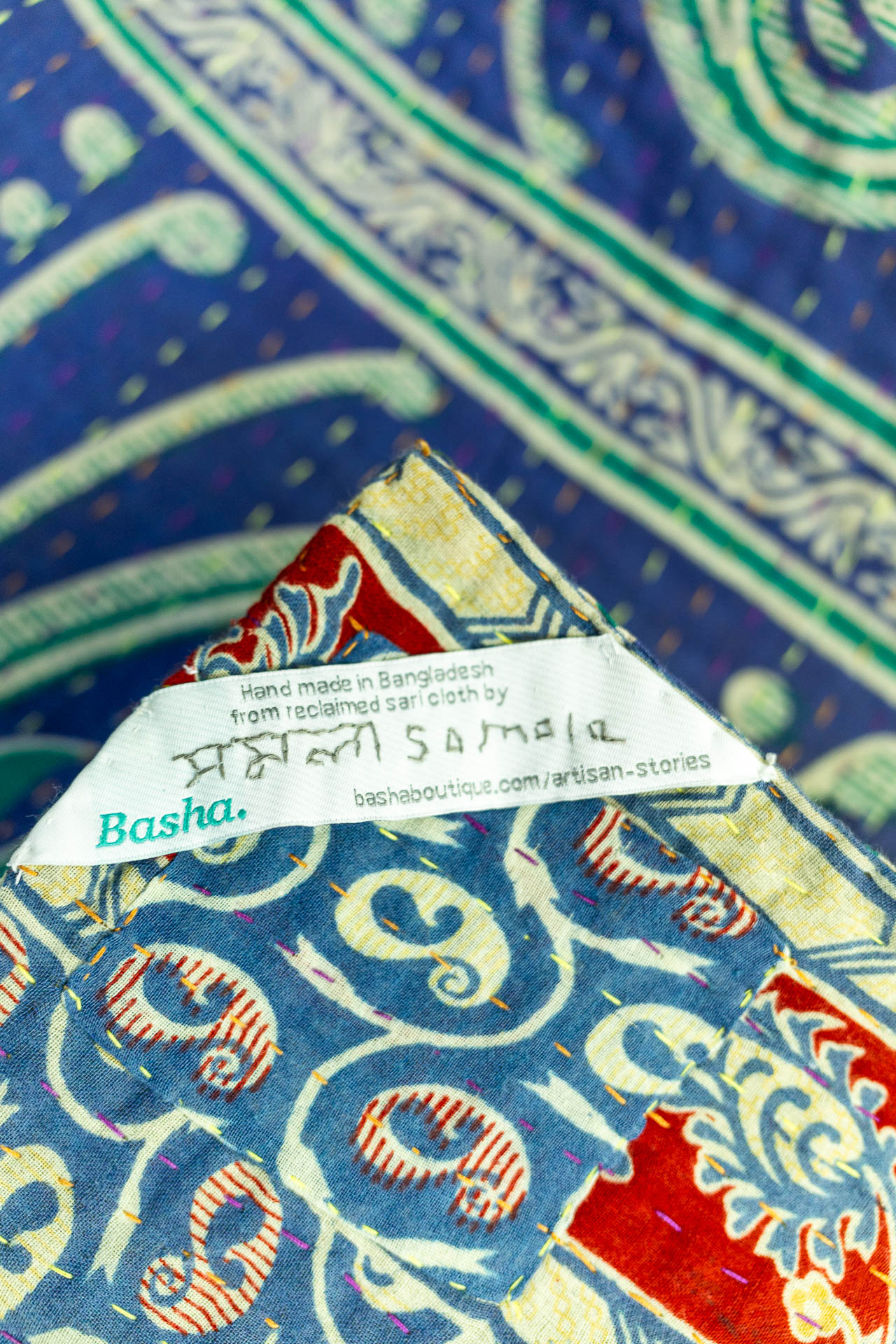 Astonish Kantha Throw
