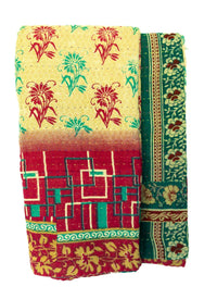Kantha Throw Bed Quilt