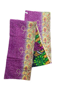 Dignify Cotton Table Runner in Cotton Kantha on a table