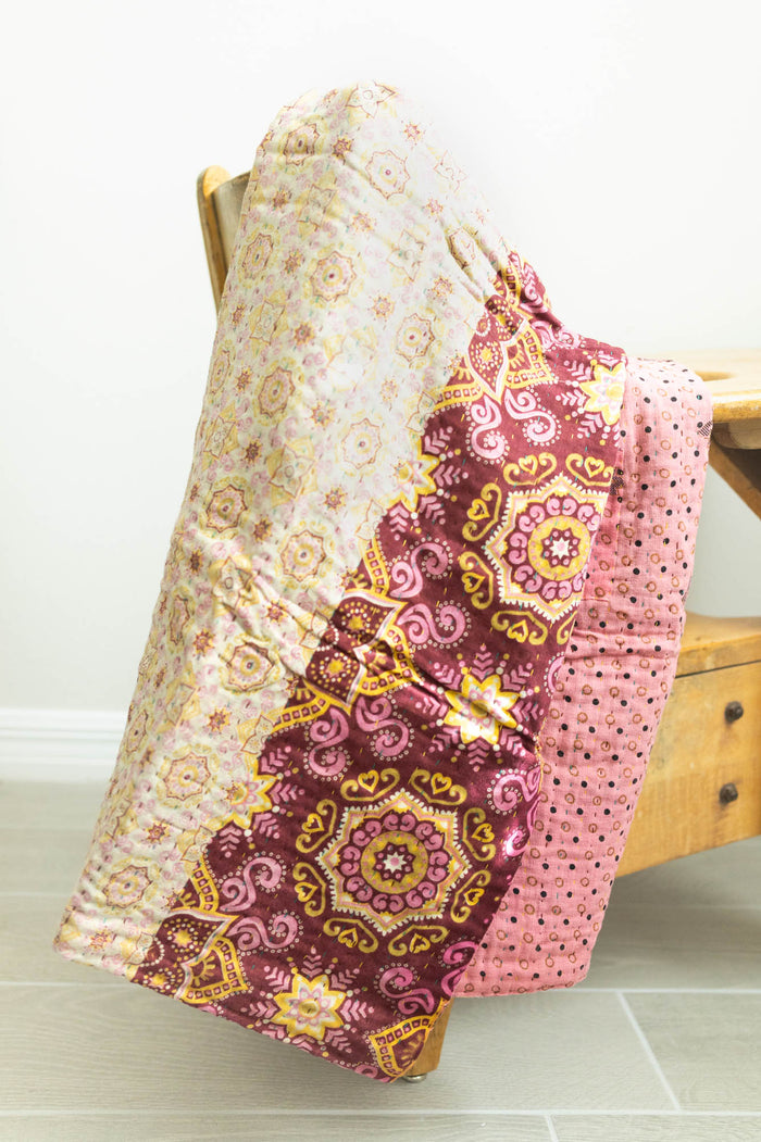 dignify Kantha Baby Blanket Quilt