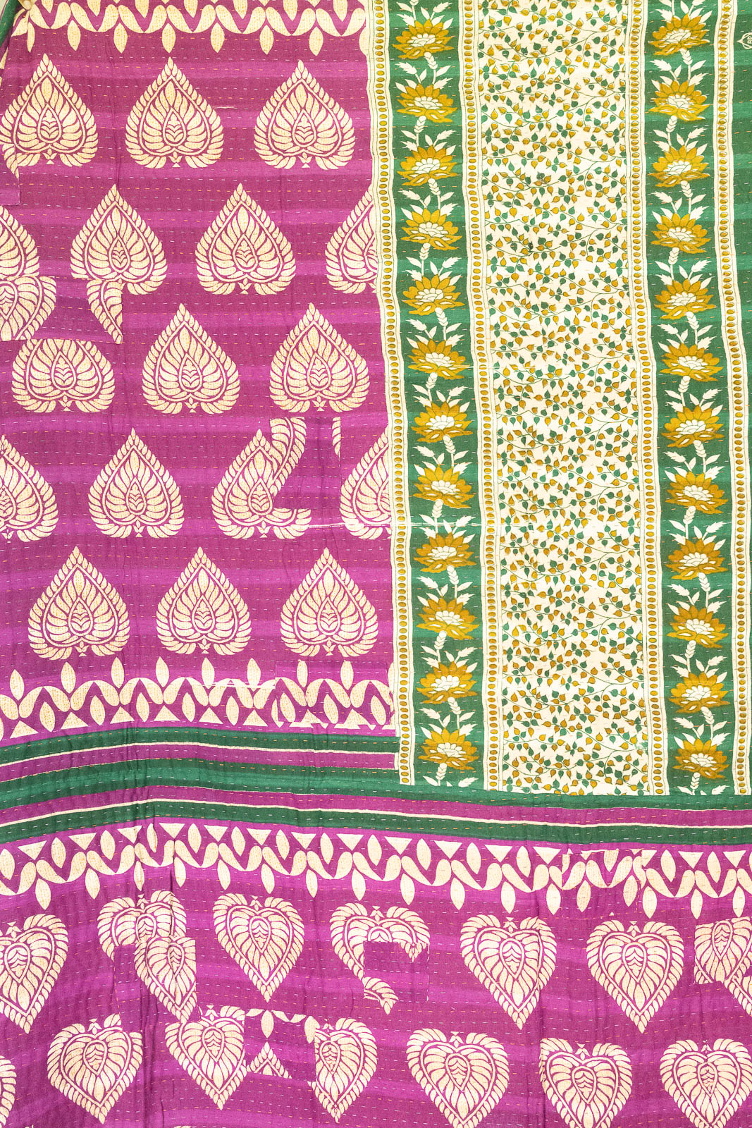 Beginning Large Kantha Throw