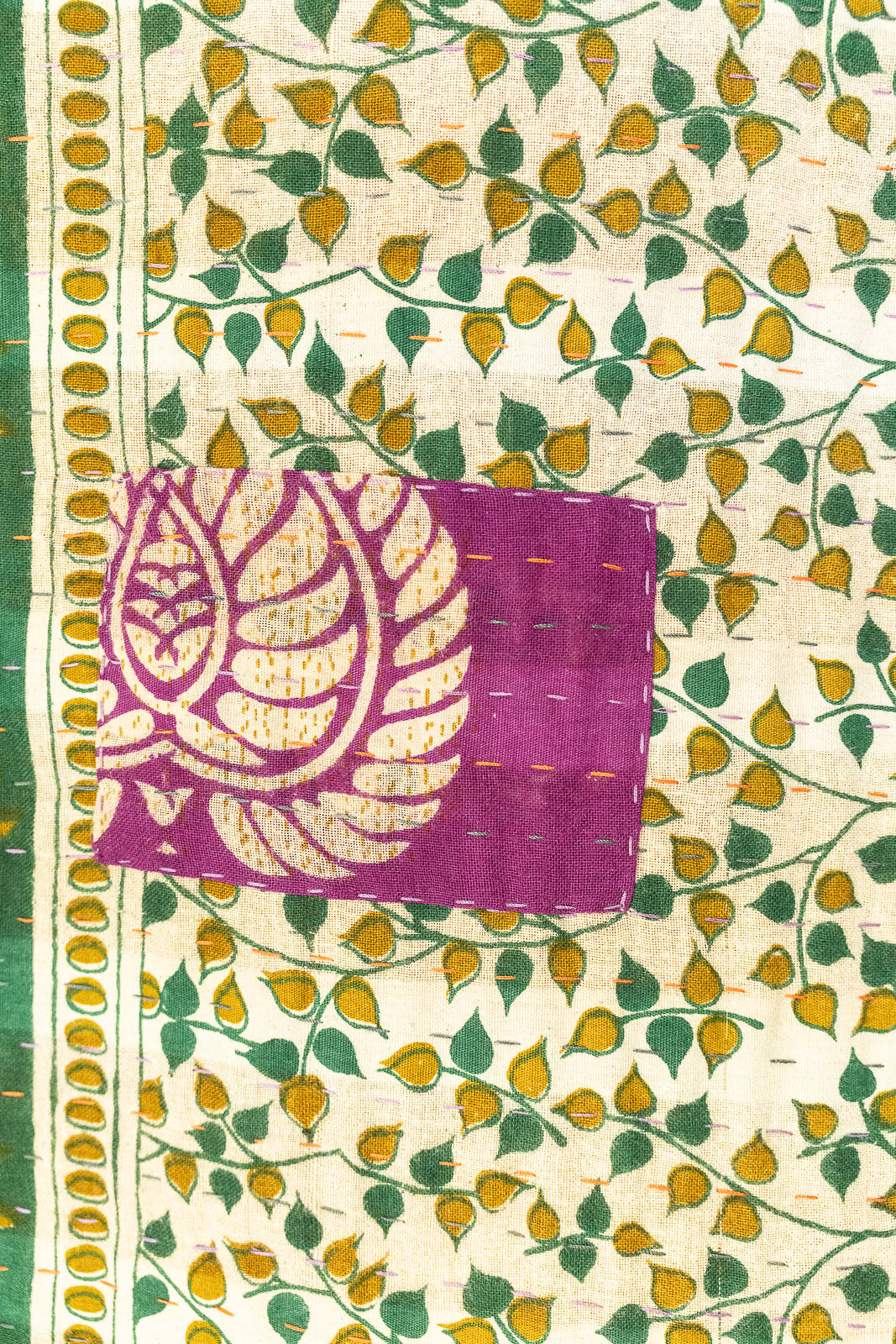 Beginning Large Kantha Throw