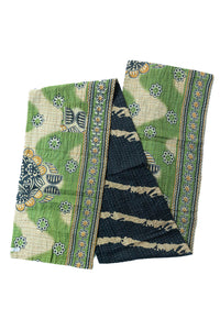 Dignify Cotton Table Runner in Cotton Kantha on a table