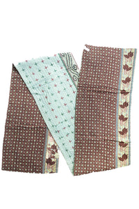 Dignify Cotton Table Runner in Cotton Kantha on a table