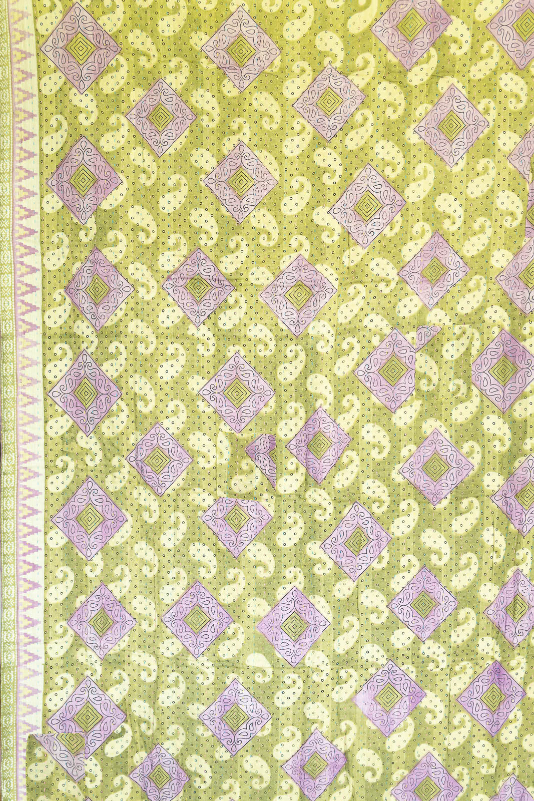 Calm Kantha Throw