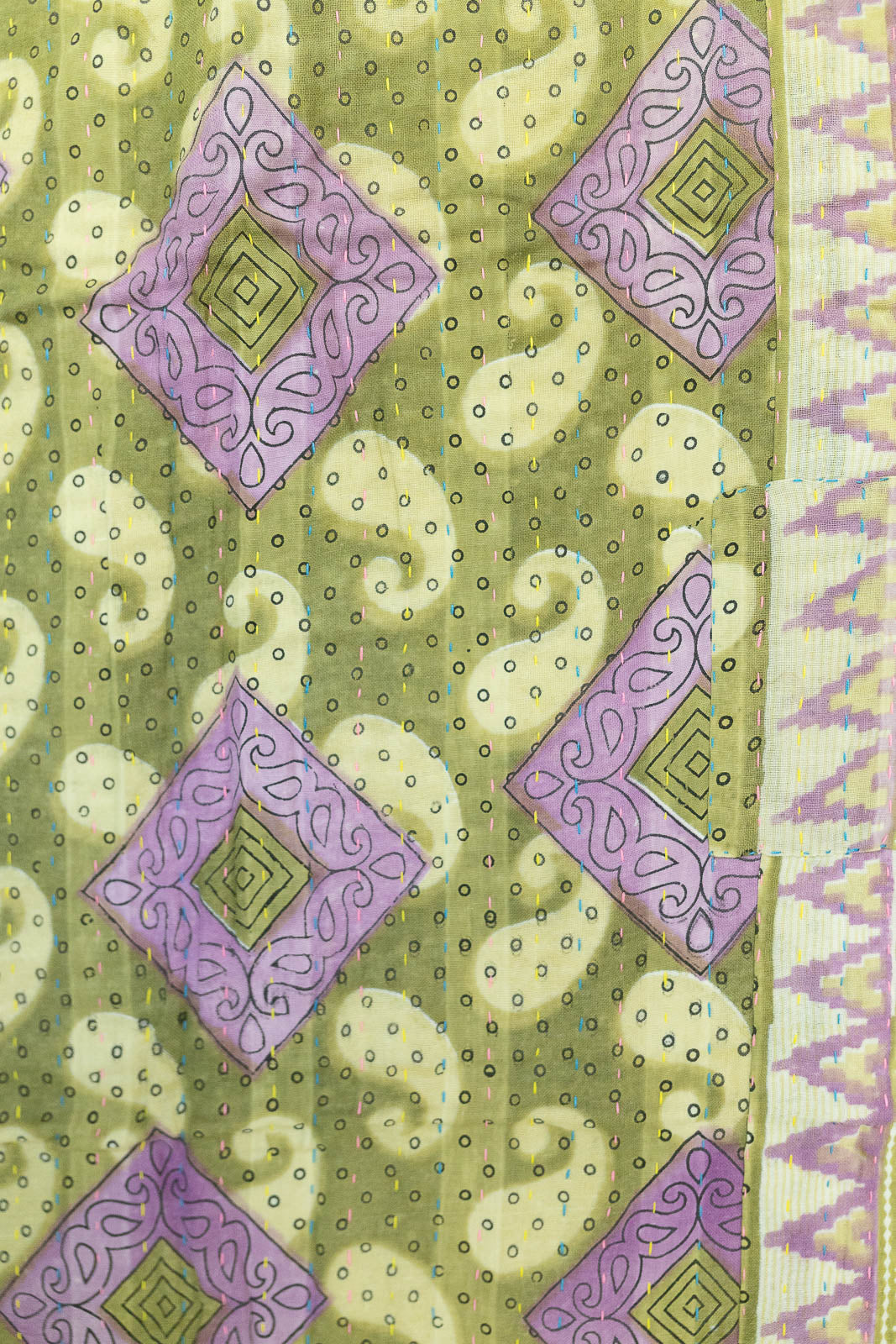 Calm Kantha Throw